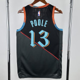 2023-24 Wizards POOLE #13 Black City Edition Top Quality Hot Pressing NBA Jersey