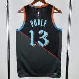 2023-24 Wizards POOLE #13 Black City Edition Top Quality Hot Pressing NBA Jersey
