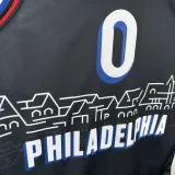 2020-21 76ERS MAXEY #0 Black City Edition Top Quality Hot Pressing NBA Jersey
