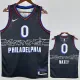 2020-21 76ERS MAXEY #0 Black City Edition Top Quality Hot Pressing NBA Jersey
