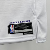 2022-23 Lakers WESTBROOK #0 White Top Quality Hot Pressing NBA Jersey(圆领)