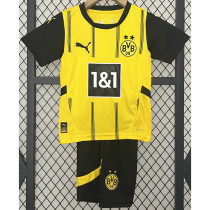 2024-25 Dortmund Home Kids Soccer Jersey