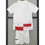 2024-25 Croatia Home Kids Soccer Jersey