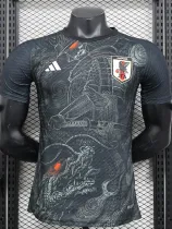 2024-25 Japan Black Special Edition Player Version Soccer Jersey #白色标