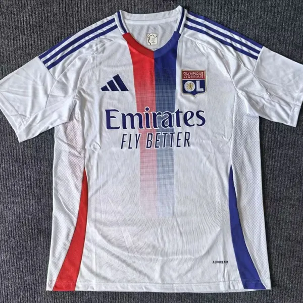 2024-25 Lyon Home Fans Soccer Jersey