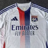 2024-25 Lyon Home Fans Soccer Jersey