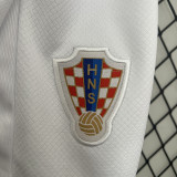 2024-25 Croatia Home Kids Soccer Jersey