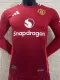 2024-25 Man Utd Home Long Sleeve Player Version Soccer Jersey (长袖球员)