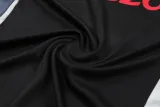 2024-25 Man Utd Black Tank top and shorts suit