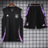 2024-25 Germany Black Tank top and shorts suit
