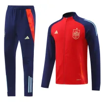2024-25 Spain Red Jacket Tracksuit #02