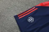 2024-25 Man Utd BlueTank top and shorts suit