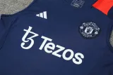 2024-25 Man Utd BlueTank top and shorts suit