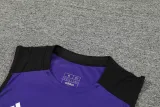 2024-25 Germany Purple Black Tank top and shorts suit