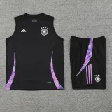 2024-25 Germany Black Tank top and shorts suit