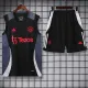 2024-25 Man Utd Black Tank top and shorts suit
