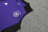 2024-25 Germany Purple Black Tank top and shorts suit