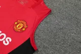 2024-25 Man Utd Red Tank top and shorts suit