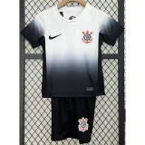 2024-25 Corinthians Home Kids Soccer Jersey