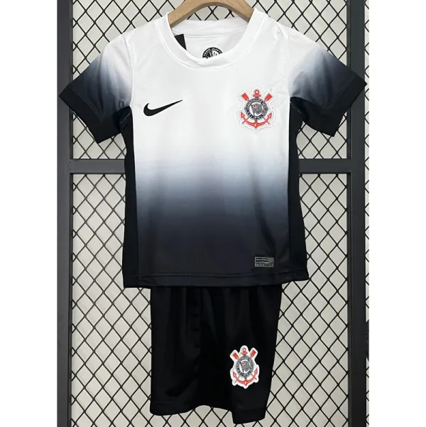 2024-25 Corinthians Home Kids Soccer Jersey