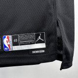 2022-23 Celtics HOLIDAY #4 Black Top Quality Hot Pressing NBA Jersey (Trapeze Edition) 飞人版