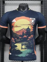 2024-25 Japan Black Special Edition Player Version Soccer Jersey (日落)