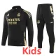 2024-25 RMA Black Kids Half Pull Tracksuit (童装)(半拉链)