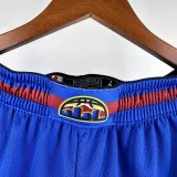 2022-23 Nuggets Blue Edition Top Quality NBA Pants (Trapeze Edition) 飞人版