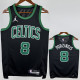 2022-23 Celtics PORZINGIS #8 Black Top Quality Hot Pressing NBA Jersey (Trapeze Edition) 飞人版