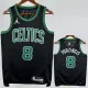 2022-23 Celtics PORZINGIS #8 Black Top Quality Hot Pressing NBA Jersey (Trapeze Edition) 飞人版