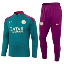2024-25 PSG Dark green Half Pull Tracksuit (半拉链)