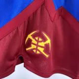 2022-23 Nuggets Blue Edition Top Quality NBA Pants (Trapeze Edition) 飞人版