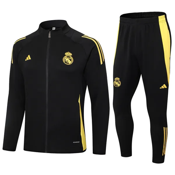 2024-25 RMA Black Jacket Tracksuit
