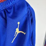2022-23 Nuggets Blue Edition Top Quality NBA Pants (Trapeze Edition) 飞人版