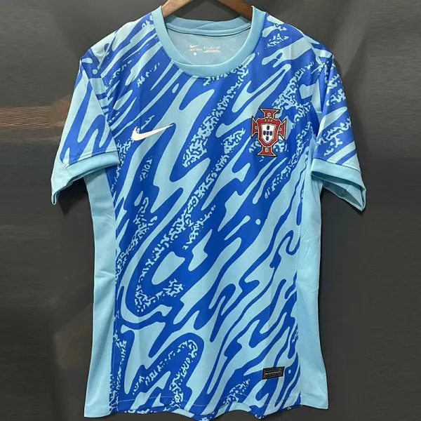 2024-25 Portugal Blue GoalKeeper Soccer Jersey