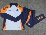 2024-25 RMA Blue Yellow Half Pull Tracksuit (半拉链)