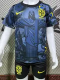 2024-25 Brazil Blue Special Edition Kids Soccer Jersey (耶稣蓝色)
