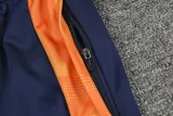2024-25 RMA Blue Yellow Kids Half Pull Tracksuit (童装)(半拉链)