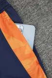 2024-25 RMA Blue Yellow Half Pull Tracksuit (半拉链)