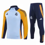 2024-25 RMA Blue Yellow Half Pull Tracksuit (半拉链)