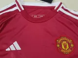2024-25 Man Utd Home Kids Soccer Jersey