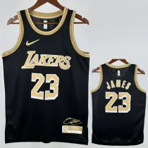 2022-23 LAKERS JAMES #23 Black Glory Edition Top Quality Hot Pressing NBA Jersey (荣耀版)