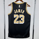 2022-23 LAKERS JAMES #23 Black Glory Edition Top Quality Hot Pressing NBA Jersey (荣耀版)