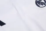 2024-25 RMA White Half Pull Tracksuit (半拉链)
