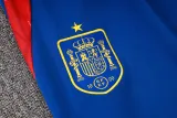 2024-25 Spain Light blue Half Pull Tracksuit (半拉链)