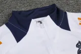 2024-25 RMA White Half Pull Tracksuit (半拉链)