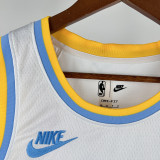 2022-23 Lakers JAMES JR. #9 White Retro Top Quality Hot Pressing NBA Jersey