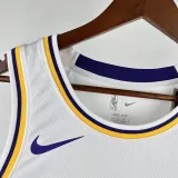 2022-23 Lakers JAMES JR. #9 White Top Quality Hot Pressing NBA Jersey(圆领)