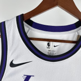 2022-23 LAKERS JAMES JR. #9 White City Edition Top Quality Hot Pressing NBA Jersey