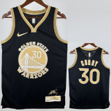 2023-24 WARRIORS CURRY #30 Black Glory Edition Top Quality Hot Pressing NBA Jersey 荣耀版